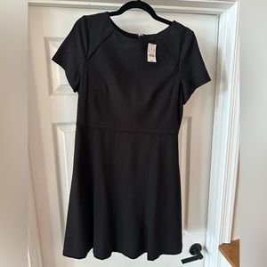 J Crew Black mini dress size 10